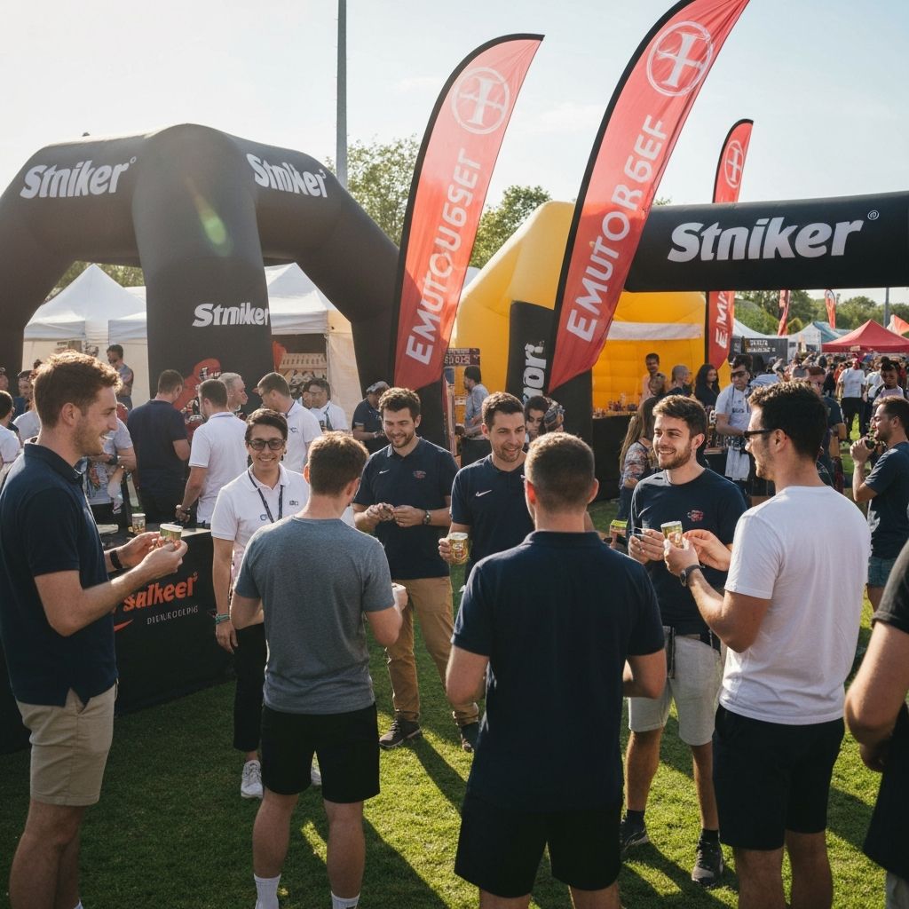 Brand activation at sports event